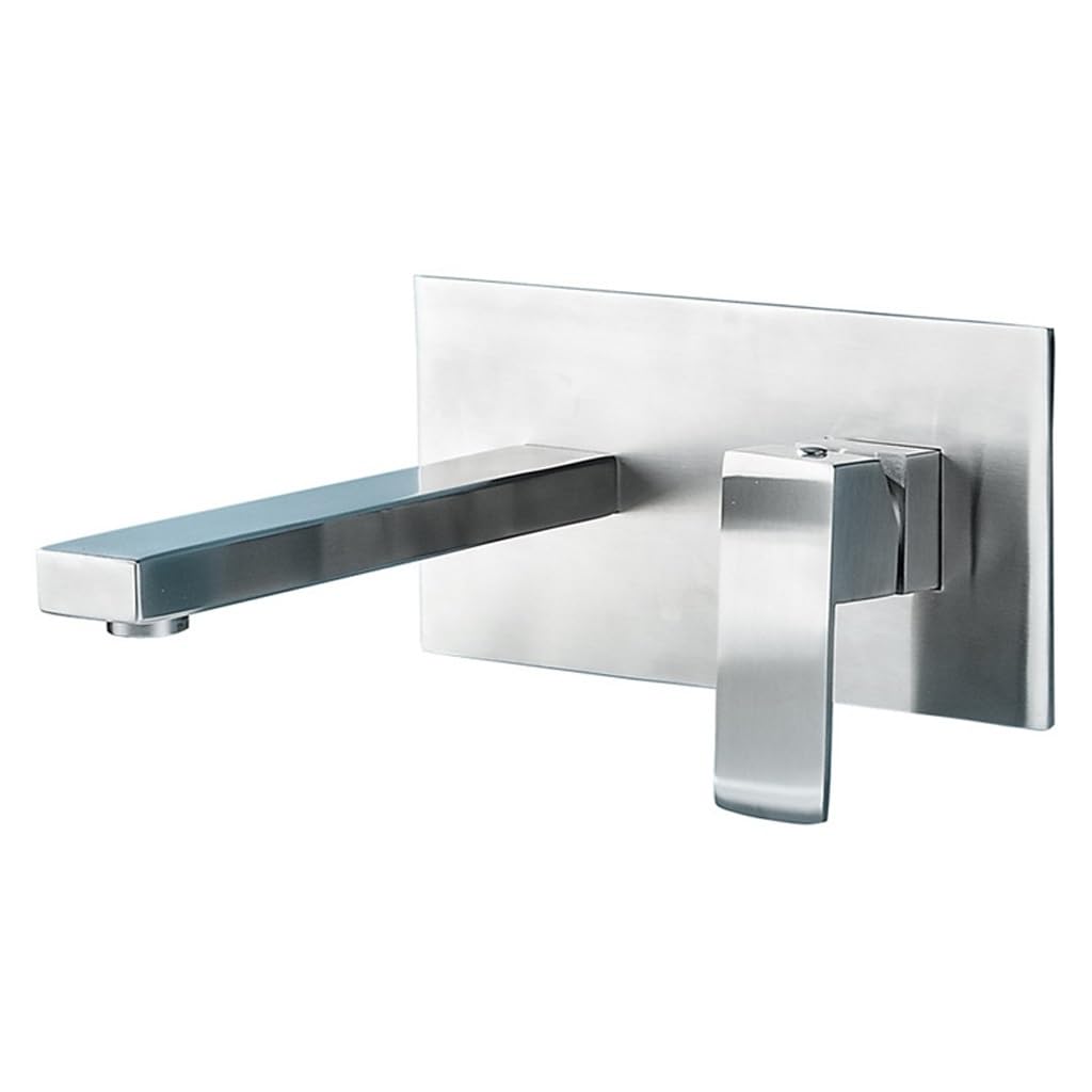 Robinet mural chaud et froid encastré pour lavabo de salle de bain moderne