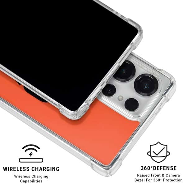 Skinit Clear Phone Case Compatible with Galaxy S25 Ultra - Officially Licensed NFL Cincinnati Bengals Team Motto Design