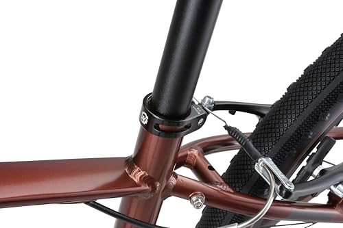 Bike Seat Clamp Seat Tube Clip Bicycle Seatpost Collar Diameter 31.8mm /34.9mm,Hollow design Aluminum Seat Post Clamp