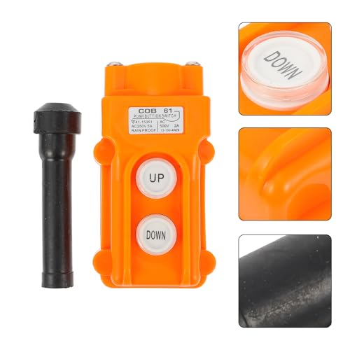 Controlador de Botón Naranja SHINEOFI Combinado 2a/5a 500v para Grúa 4