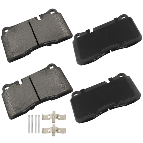 Image of cciyu D1129 Front Metal Disc Brake Pads Kit For Volkswagen For Touareg 2014-2017