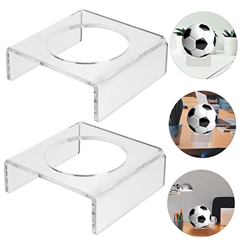 INOOMP 8 Pçs Suporte De Bola De Acrílico Suporte De Bola De Exercício Suporte De Exibição De Futebol