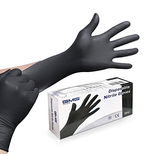 Gmg Since1988 Nitrile Gloves Latex-Free, Powder-Free Ultra-Strong Tensile,50 Pack Household Cleaning Gloves #TOP6