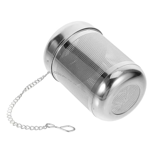 DIYEAH Infusor de Té de Acero Inoxidable Grande Cadena Colador de Especias Multifuncional para Cocina Filtro para Sazonar Sopas y Preparar Té Hojas Sueltas