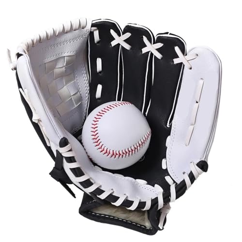 싅Lb`[, Baseball Sofall Gloves For Ching And Towing Training Gloves For Adults And Teenagers Field Players Outer Field(10.5i