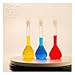 50ml Volumetric Flask with Ground Glass Stopper, Class A, 3.3 Borosilicate Glass with White Graduation, HUAOU, Pack of 1