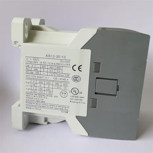 Contacteurs tripolaires AS12 220V commande CA pour circuit triphasé