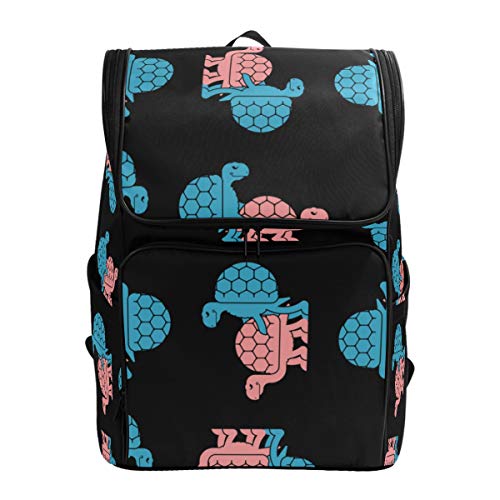 Preisvergleich Produktbild Mokale Schildkröten-Sex-Muster-Nahtloser Schildkröten-Verkehr,Rucksack Rucksack Reisetasche Wanderrucksack College Student School Bookbag Reisetasche für Männer oder Frauen