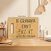 Funny Grandpa Gifts from Grandkids If Grandpa Can't Fix It We're All Screwed Bamboo Wood Cutting Board Home Kitchen Decor Stocking Stuffers Funny Birthday Fathers Day Christmas Gifts for Grandfather