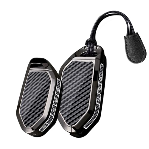 Coque de clé pour Kia Sorento et EV9, étui haut de gamme en métal et TPU avec porte-clés