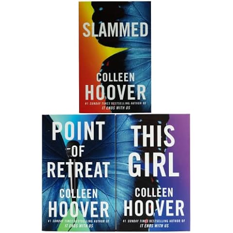 Colleen Hoover Slammed Series 3 Books Collection Set (Slammed, Point of Retreat & This Girl) Cover