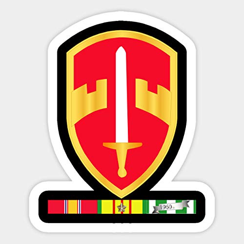 Military Assistance CMD - Vietnam - MACV - Vietnam War w SVC wo Txt - Sticker Graphic - Decal Sticker Sticker