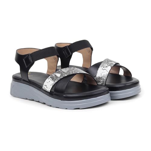 Image of YOHO SDL 110 Sandals for Women | Orthopedic & Soft Sandal for Ladies | Fancy Slippers /Chappal for Girls |Stylish Heeled Wedges for Everyday Wear