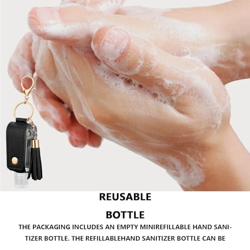 7-Pack Clip-On Hand Sanitizer Holders - 30ml Reusable Bottles - Image 4