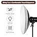 2 Packs Light Diffuser Cover 22 Inches/ 55 cm Beauty Dish Diffuser Sock Soft White Standard Cloth Diffusers for Flash Speedlight, Strobe Light, Monolight Reflector, Fits Portrait, Fashion Photography