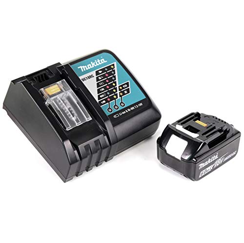 Makita DJR 187 - Sierra de sable sin escobillas (18 V, 1 batería de 6,0 Ah, cargador