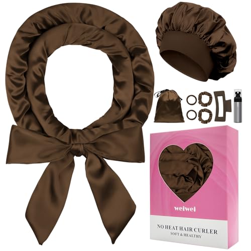 weiwei Satin Heatless Overnight Curls Hair Curler Roller- Stil 6-1