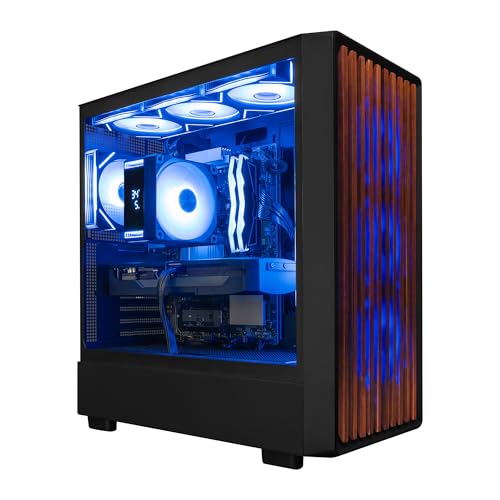 Image of Terra Plus Gaming PC Desktop Computer, AMD Ryzen 9 9950X3D, RTX A6000, 64GB DDR5, 2TB SSD, Tower Fan Black, Windows 11 Home, RGB Lighting, WiFi, Ready to Use