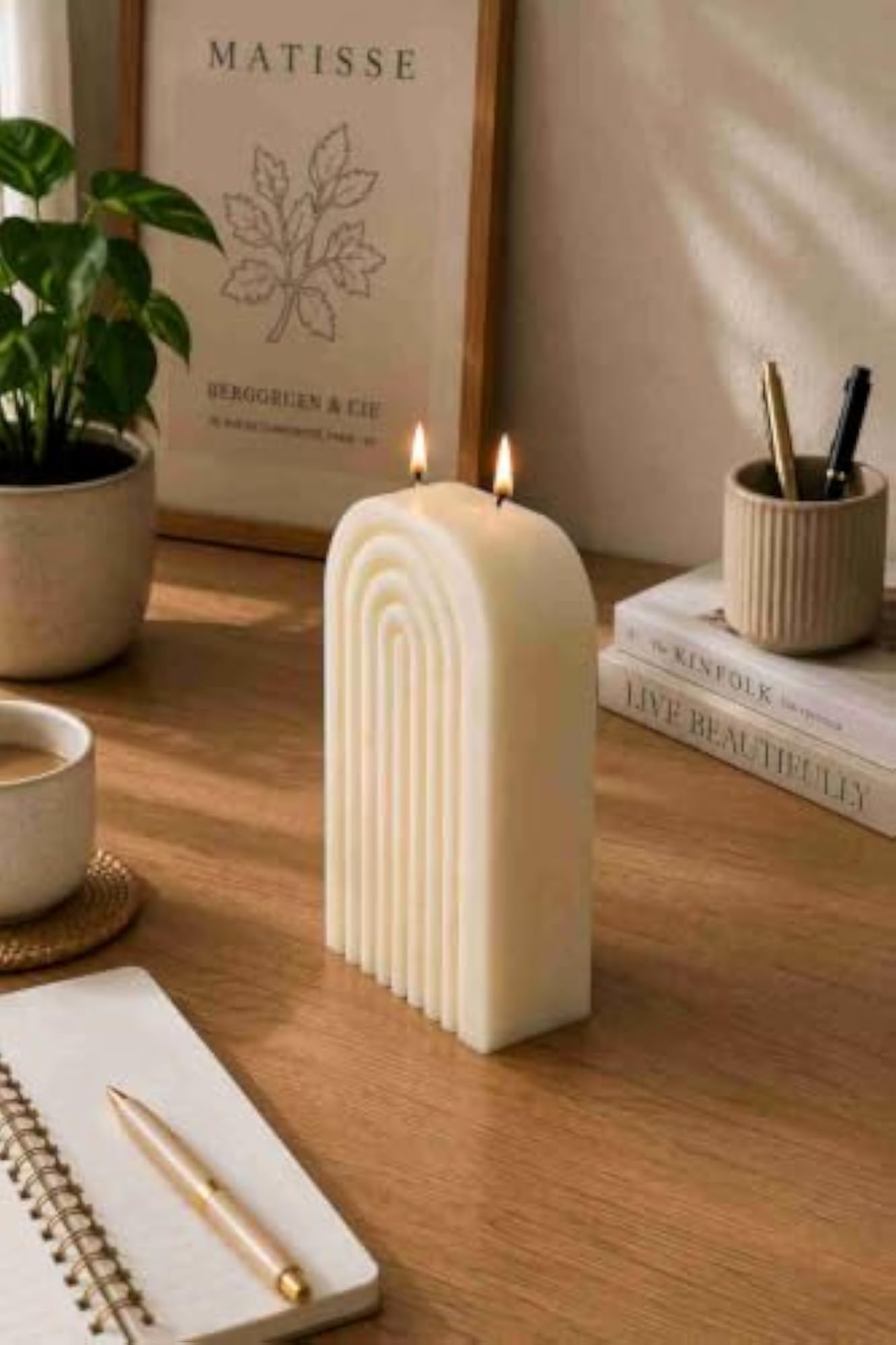 Arch Soy Wax Decorative Candle | Sculpture Arch