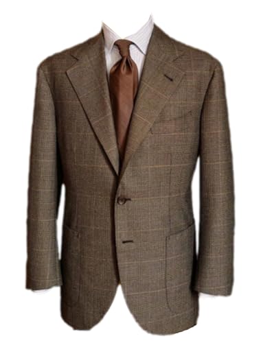 Blazer homme houndstooth veste de costume casual chic à bouton unique