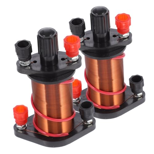 Bobina de inducción electromagnética Ciieeo de 2 piezas para laboratorios y escuelas