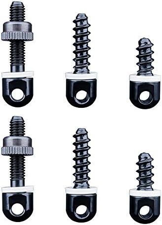 SHWEAPY Sling Swivel Studs Wood Screw Studs,6PCS Gun Sling Mounting Kit (3)