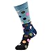 BIBOKAOKE Socken Herren Bunte Wellenpunkt Drucken Mittlere Länge Socken Soft atmungsaktiv Sport Laufsocke Tennissocken Sneaker Fitness Socken Fahrradsocken Casual Wandersocken Haussocken Kleid Socken