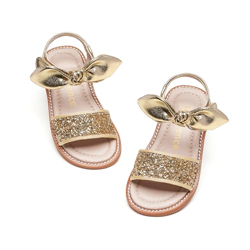 Image of Kiderence Toddler Flower Girl Sandals Open Toe Dress Shoes Wedding Party