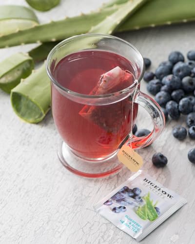 image for Bigelow Tea Benefits Radiate Beauty Blueberry and Aloe Herbal Teabags 