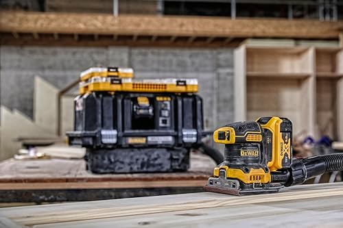 DEWALT DCW200N-XJ 18V XR Brushless 1/4 Sheet Palm Sander (Bare Unit) 9 DEWALT DCW200N-XJ 18V XR Brushless 1/4 Sheet Palm Sander (Bare Unit) - Image 9