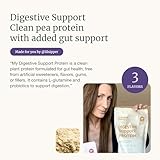 BETHANY'S PANTRY Digestive Support Protein Powder - Vegan Pea Protein with Probiotics & L-Glutamine - Only 5 Ingredients, Non-GMO Project Verified, No Artificial Sweeteners, Gluten Free (Strawberry)