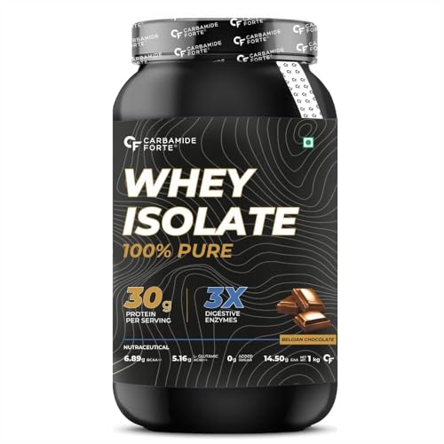 Carbamide Forte Whey Protein Powder Isolate | 100% Pure Protein P...
