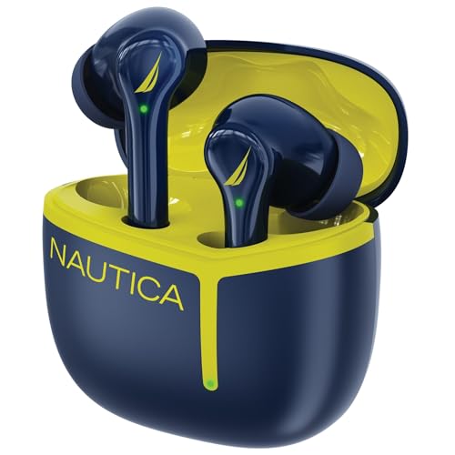 Nautica Bluetooth Earbud, 16H Playtime, Smart Touch Control, Quick Charging,