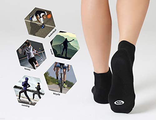 Cs Celersport B07QN3C3QJ Celersport 6 Pack Men'S Ankle Socks With Cushion, Sport Athletic Running Socks thumb #5