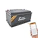 Produktbild SolarV LiFePO4 12V 100Ah Batterie mit 100A BMS und Bluetooth für Solaranlage, Wohnmobil, Boot, Zuhause, Camping, 10 Jahre Lebensdauer, idealer Ersatz für Blei-Säure-AGM-Batterien