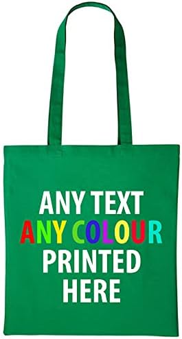 Personalised Tote Shopping Bag Cotton Gym Beach Bridesmaid Hen Do Wedding Custom Tote Bag - Any Text | Any Colour
