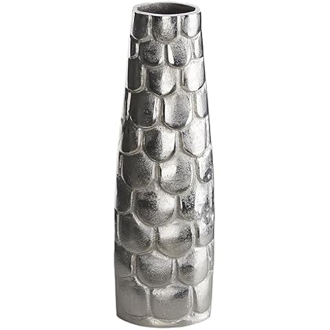 Beliani Aluminium Decorative Flower Vase Pot Cover