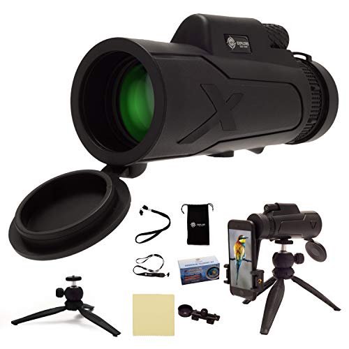 High Powered Monocular Telescope for Adults Portable Grip Scope