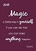 Produktbild dicker TageBuch Kalender 2018 - "Magic is believing in yourself, if you can do that you can make anything happen." (Goethe): großer Jahresplaner - 365 Tage = 365 A4-Seiten