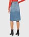 Marca Amazon - find. Falda Vaquera Midi Mujer, Blau (BLUE), 46, Label:...