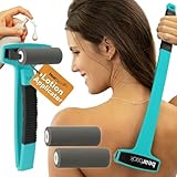 bearback Lotion Applicator for Back & Body – Long-Reach Roller for Even Lotion, Sunscreen, Self-Tanner & Medication Application – Foldable, Reusable, No-Help Design – American Small Business (Teal)