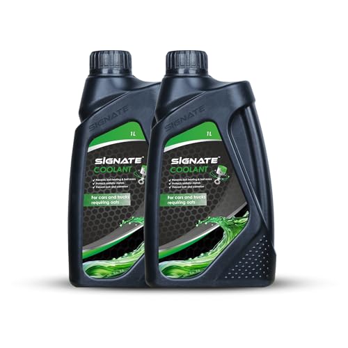 Image of Signate Coolant Water for Cars Premium Engine Coolant Liquid - 1L Compatible with Most Vehicles (Pack 2)
