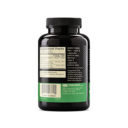 Optimum Nutrition Zinc and Magnesium Aspartate Recovery Supplement, 90 Ct - image 8