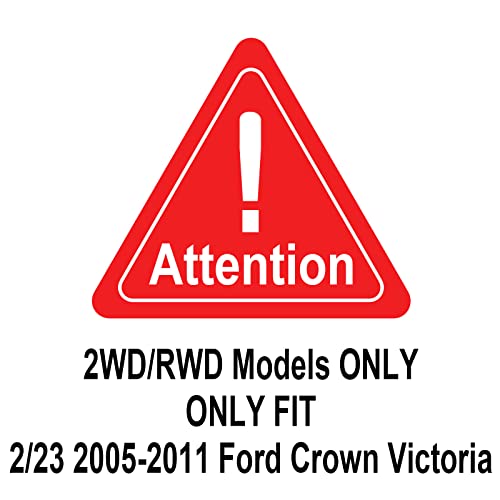 Motorbymotor 513230 Front Heavy Duty Wheel Bearing Assembly With 5 Lugs Fits For Ford Crown Victoria, Mercury Grand Marquis, Lincoln Town Car Wheel Bearing And Hub Assembly (All Models, W/Abs)-2Pk #TOP1