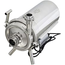 INTSUPERMAI 10T/H Centrifugal Pump Sanitary Beverage Pump for Liquid Milk Beverages 304 Food Grade Stainless Steel Centrifugal Pump Sanitary Beverage Pump 220V
