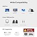USB Audio Adapter with 3.5mm Jack, CableCreation USB External Stereo Sound Card with 3.5mm Earphone and Microphone for PS4, PS5, Windows, Mac, Linux, Plug and Play, Black