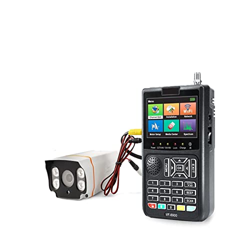 VF-6900 HD numérique Satellite Finder DVB-S/DVB S2/Finder mètre 3.5 TFT LCD for récepteurs de télévision par ST-5150,Longue Veille(VF-6900P)