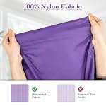 WiseBoy Large Laundry Bag with Handles, Heavy Duty Travel Laundry Bag, 24"x 35" Drawstring Closure Dirty Clothes Storage Bag, Basket Hamper Liner, Organizer Sack, Home, Hotel, College Dorm, Purple - Image 3