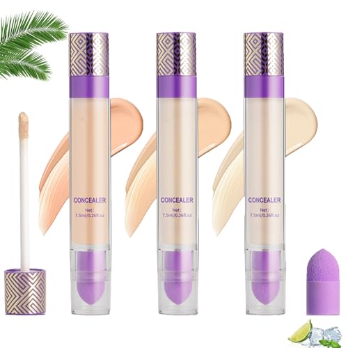 Corrector Imaginaryl - 2025 Nuevo Corrector De Cobertura De Doble Cabezal Imaginaryl, En Barra Multifuncional, Ojos Para Todo Tipo De Piel (Mix)