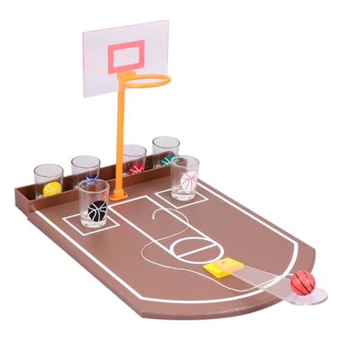 Toddmomy Tabletop Basketball Game Bar Prop Bar Supplies Desktop Basketball Drinking Toy Indoor Party Game Toy